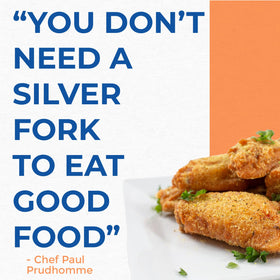 Chef Paul Prudhomme inspired rub forms rich crust on grilled shrimp