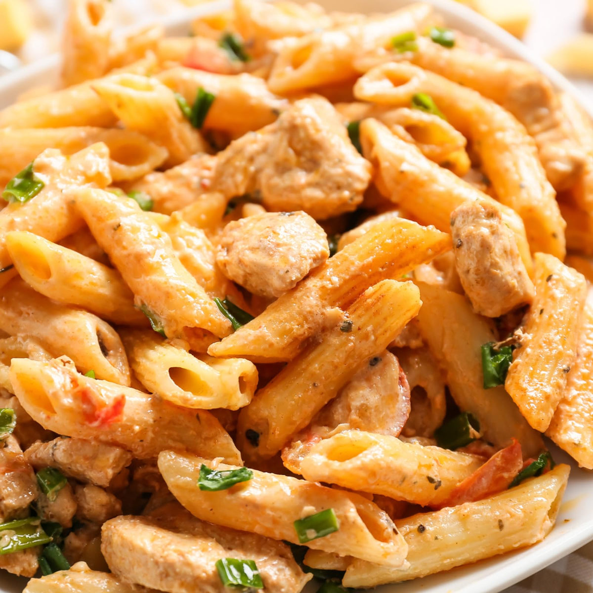 Hot & Sweet seasoning on a pasta dish adds a balanced kick