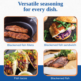 Two-pack of Chef Paul Prudhomme's Blackened Redfish seasoning fits a compact pantry