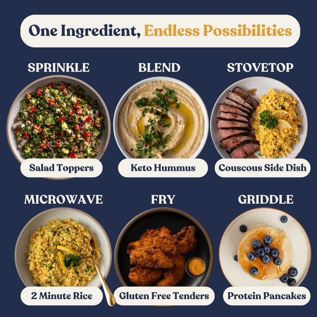 Chef's Kiss Lupin Flakes gluten-free label, highlighting non-GMO ingredients