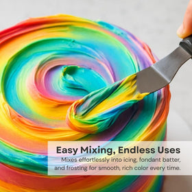 Chefmaster Avocado Liqua-Gel neon and pastel range fuels creative baking.