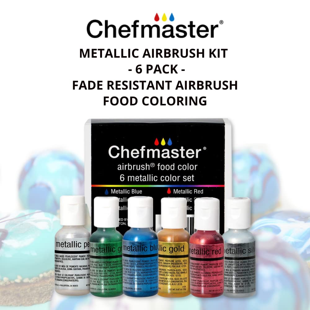 Chefmaster flip-top cap for easy, controlled dispensing on decorating projects