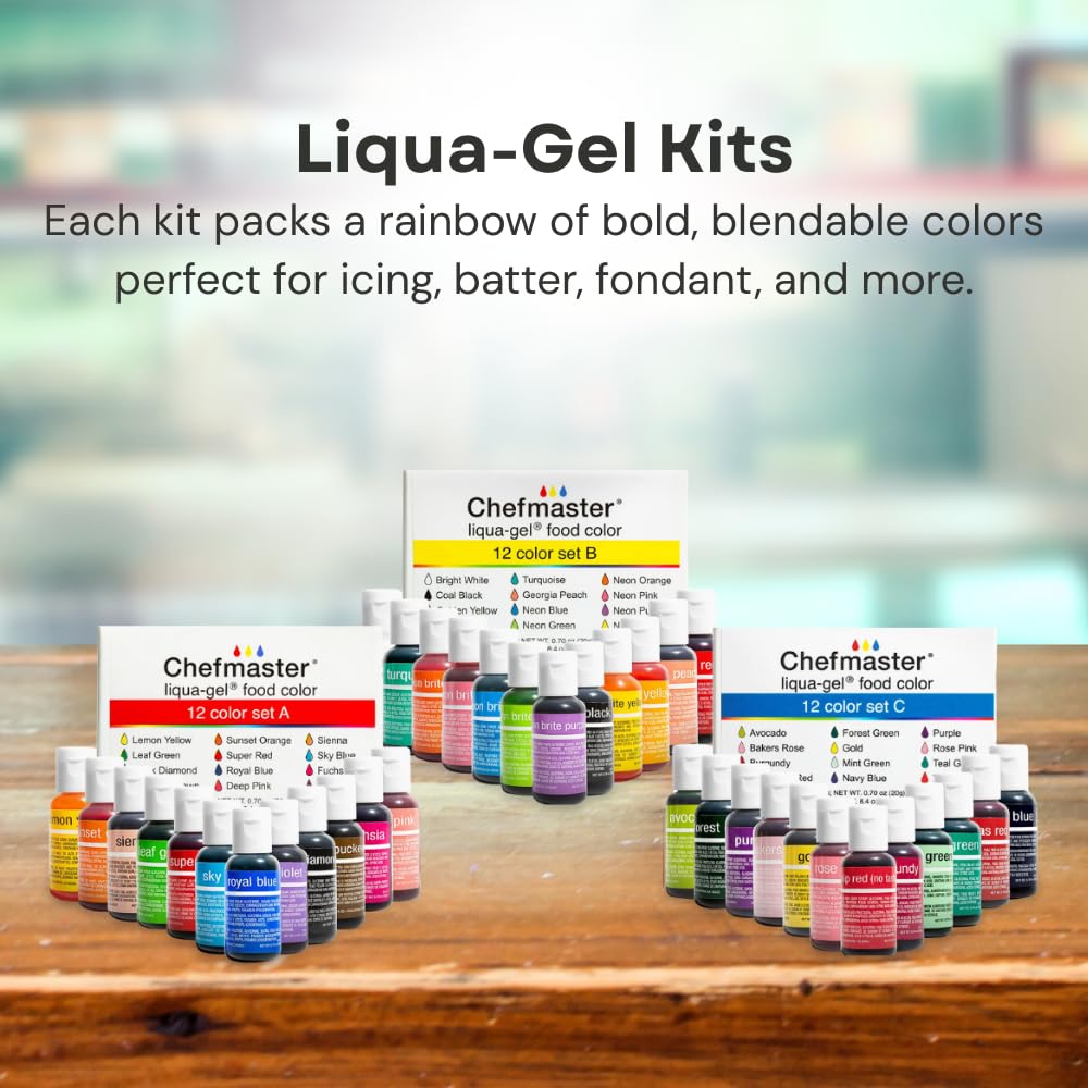 Chefmaster Liqua-Gel ganache-application shows smooth integration.