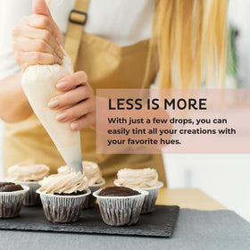 Chefmaster Liqua-Gel icing-palette for striking cupcake details.