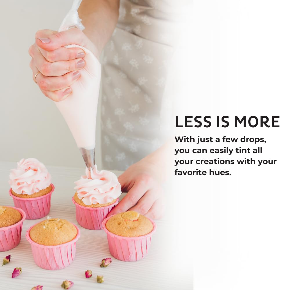 Chefmaster Neon Pink Liqua-Gel high impact color for bold finishes