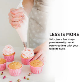 Made in USA Chefmaster Liqua-Gel supports professional baking projects.