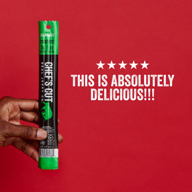 Chefs Cut portable protein stick fits bags for travel-ready energy.