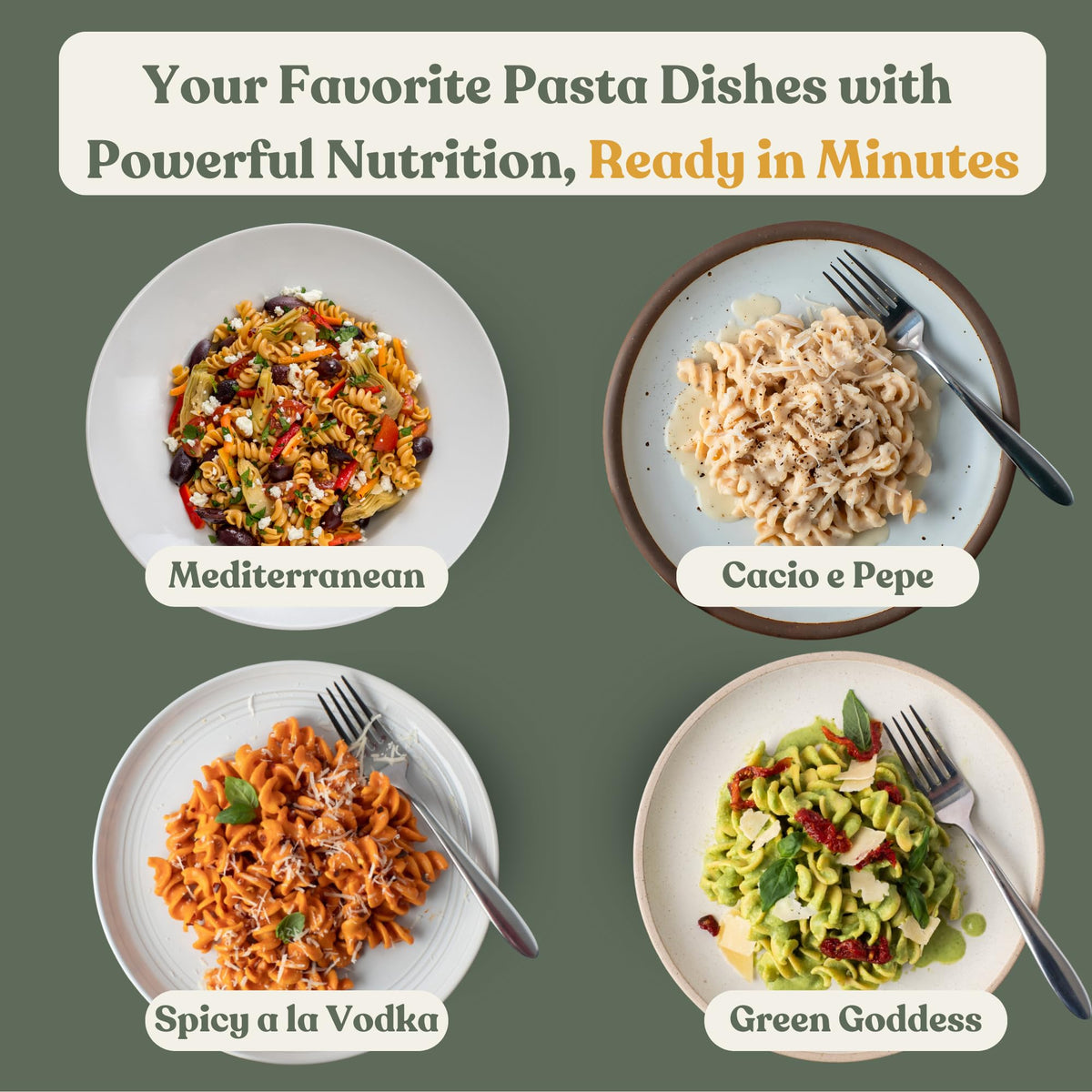 Chef's Kiss Gluten-free Pasta close-up emphasizes no gums or fillers