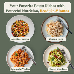 Chef's Kiss Gluten-free Pasta close-up emphasizes no gums or fillers