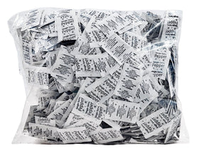 Chef's Quality gourmet ground black pepper packet at work adds aroma to bland meals.