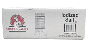 Chef's Quality pre-measured packets with 0.75 g portions for consistent seasoning.