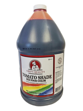 Chef's Quality Tomato Red Food Color pouring into glaze for glossy finishes.