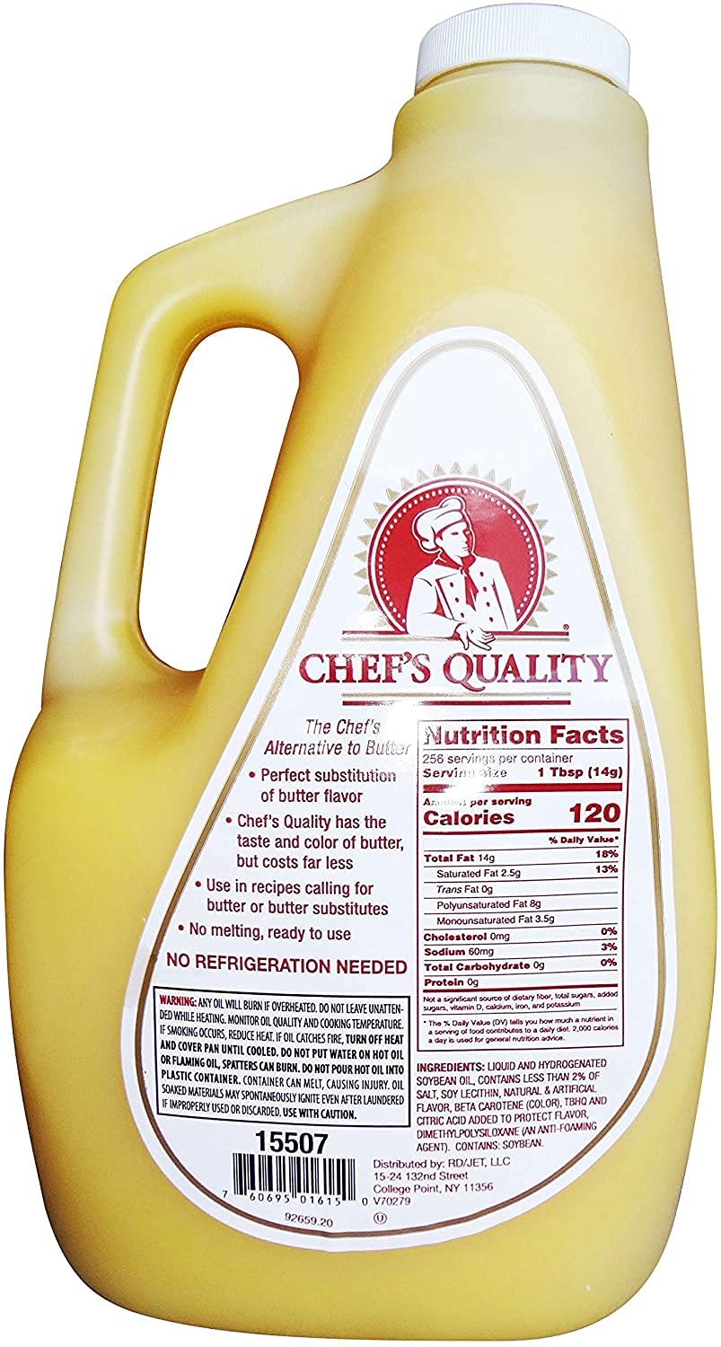 ChefsQ liquid butter 1 gal fish-baste highlights easy lemon-garlic baste for seafood