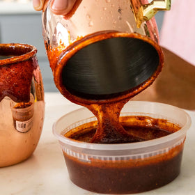 Cheilitas Chamoy Original bottle 8oz ready to flavor beverages at home.