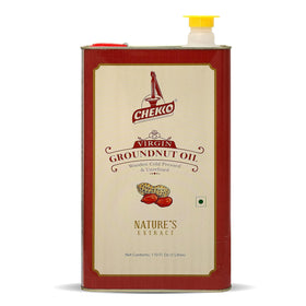 Chekko unrefined peanut oil preserves natural nutrients and authentic flavor