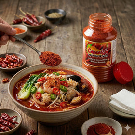 CHEON MAT First Taste Capsaicin kitchen scene inviting spicy experimentation