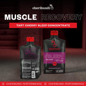 Cheribundi pouch highlights 30 tart cherries for antioxidant-rich flavor.