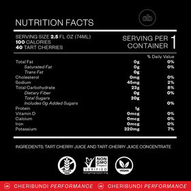 Cheribundi tart cherry concentrate with antioxidants supporting overall wellness