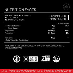 Athlete-ready Cheribundi recovery pack in gym bag after training.