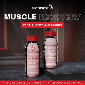 Cheribundi Light label highlights 80 calories and stevia sweetness for lighter recovery options