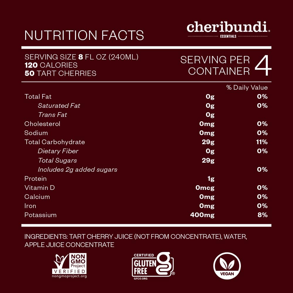 Cheribundi Original bottle with athletic gear suggesting endurance support.