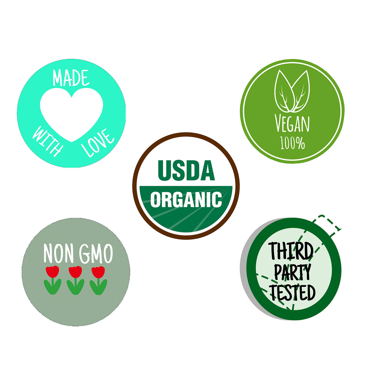 Chérie Sweet Heart Matcha powder tin showcases organic greens.