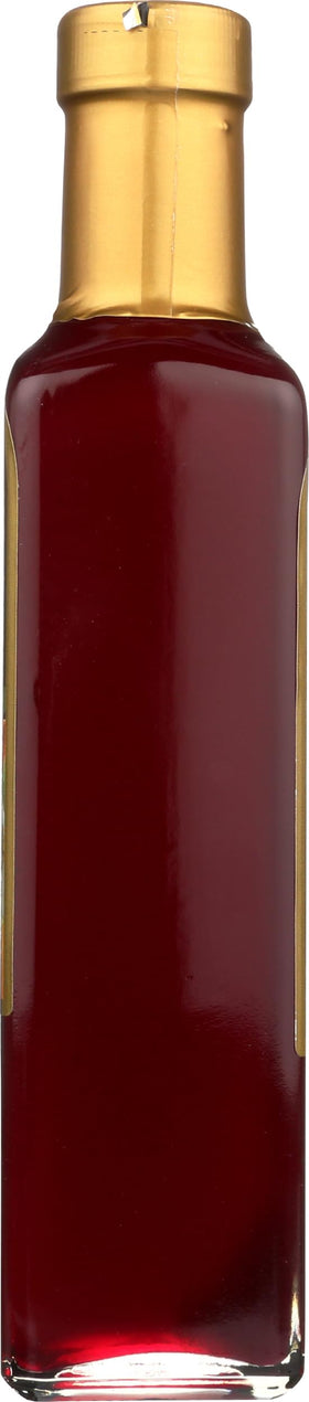 Cheri's Desert Harvest Prickly Pear Syrup lemonade with magenta hue.