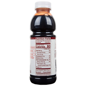Cherry Bay Orchards Tart Cherry Concentrate glass with water demonstrates quick hydration boost.