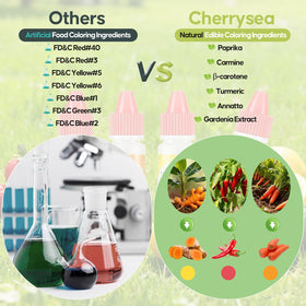 Cherrysea Easter egg dye for natural, bright coloring.