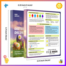 Cherrysea Easter egg kit packaging shows complete DIY supplies.