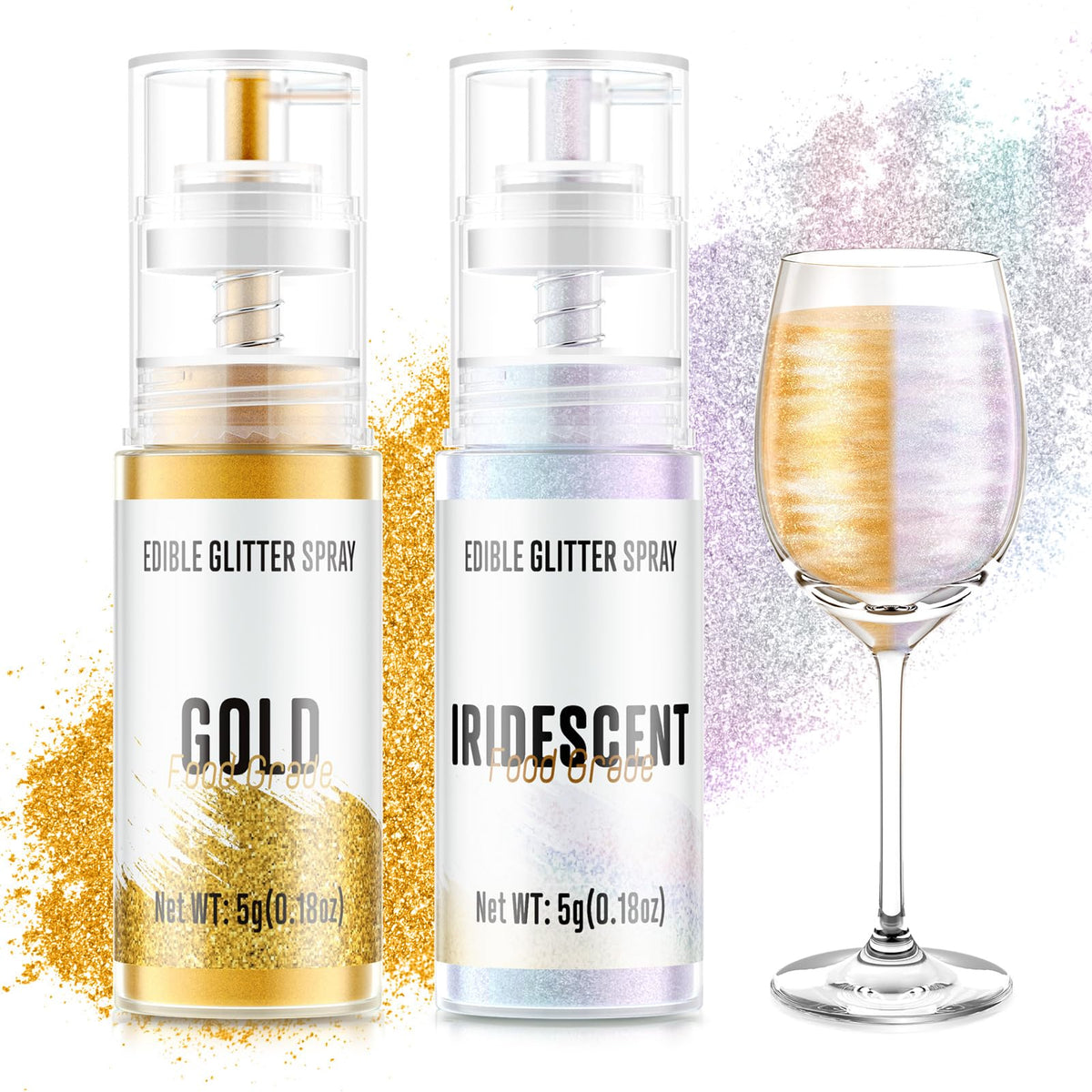 Cherrysea edible glitter spray bottle adds tasteless sparkle to desserts