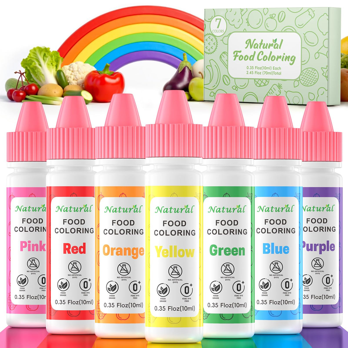 Cherrysea pink dye bottle for bright frosting and cookies.