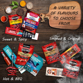 Cheshire Gifts chicken jerky trio for lighter, protein-rich snack on the go