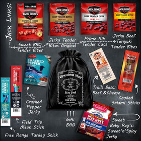 Cheshire Gifts jerky sticks assorted flavors for bold tasting and portable snacking