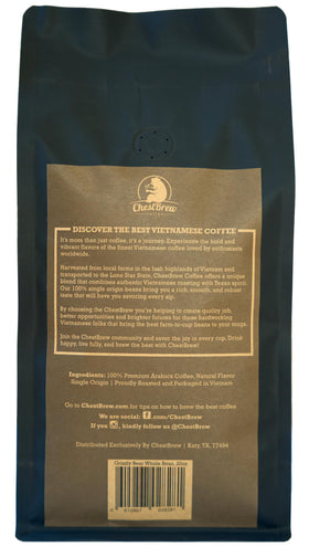 ChestBrew Grizzly Bear bag with durable zipper preserves aroma and freshness.