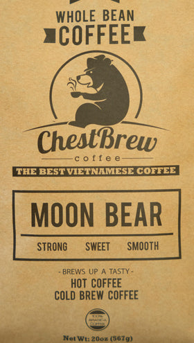 ChestBrew Moon Bear phin filter setup for flavorful Vietnamese coffee.