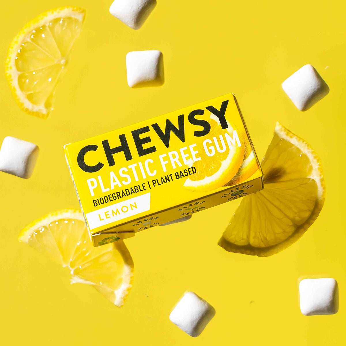 CHEWSY 100% xylitol formula supports a sugar-free snacking experience