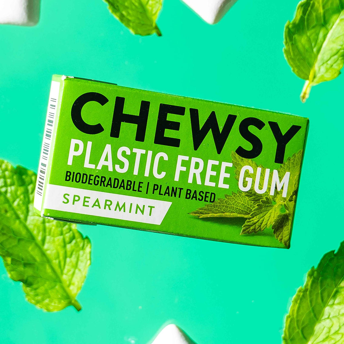 CHEWSY plastic-free packaging highlights eco-friendly chewing choice