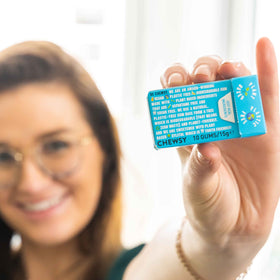 CHEWSY vegan 15g pack suitable for on-the-go snacking