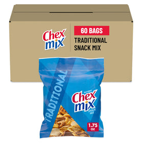 Chex Mix single-serve pouch for vending and on-the-go snacking.