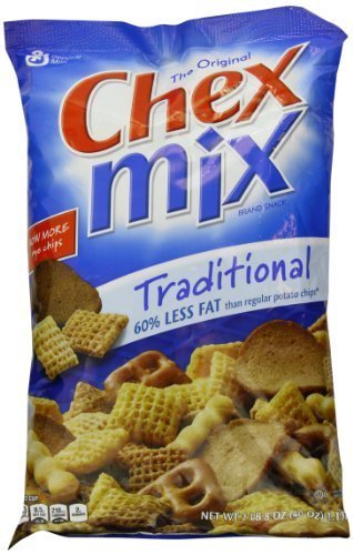 Chex Mix Traditional Savory Snack Mix 40oz bag for gatherings and snacking