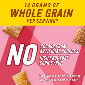 Chex Mix whole-grain pieces deliver a hearty crunch