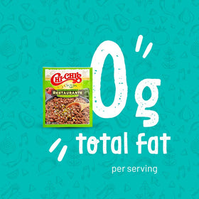 Chi Chi's Fiesta seasoning near a plated taco plate for quick, flavorful weeknight dinners.