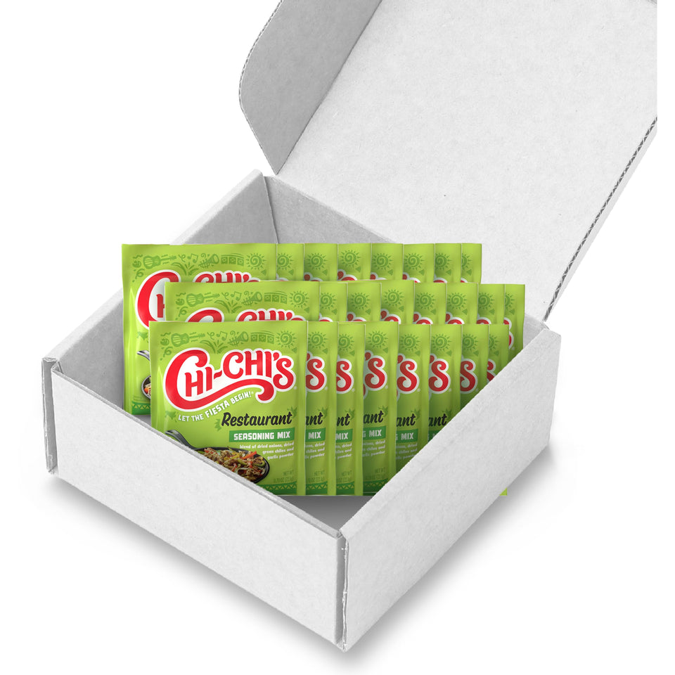 Chi Chi's Fiesta Restaurante Seasoning Packet on display for restaurant-style flavor at home.
