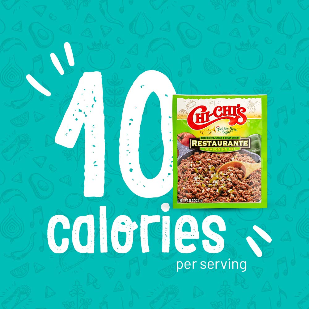 Chi Chi's Fiesta Seasoning closeup shows vibrant spices for bold taco flavor.