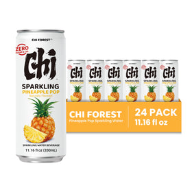 CHI FOREST Pineapple can closeup emphasizing tropical aroma