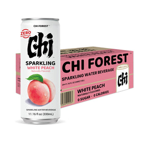 CHI FOREST refreshing sip image highlights zero sugar and guilt-free tasting moment.