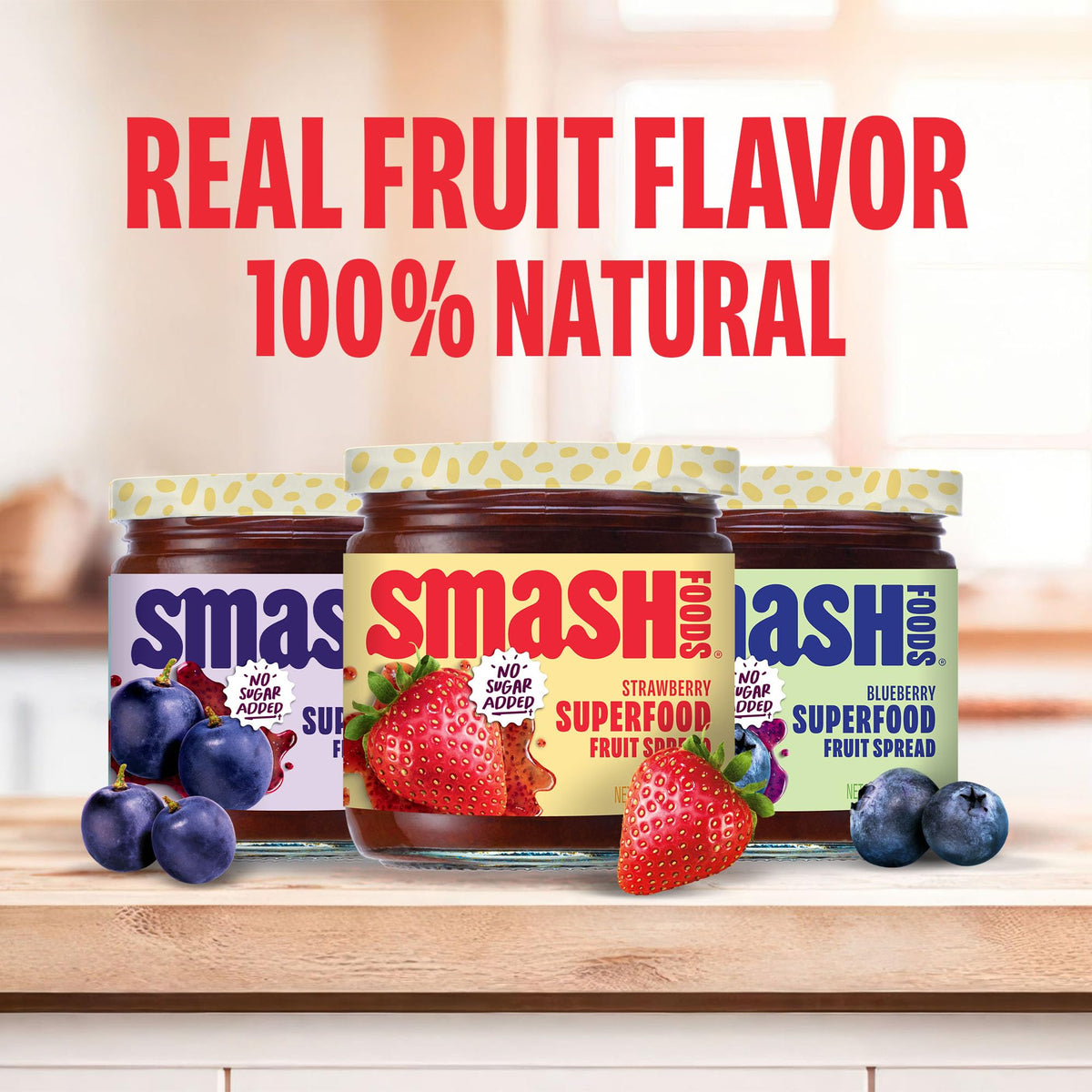 Chia Smash concord grape jam jar highlighting natural sweetness for keto meals