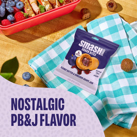 Chia Smash Grape Snack Bites ingredients reveal plant-based energy and clean snacking.