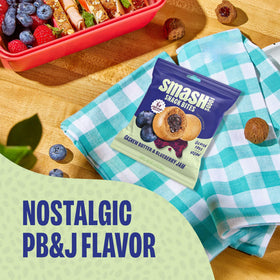 Chia Smash PBJ flavor snack—nostalgic taste with wholesome jam